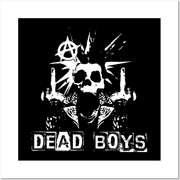 dead boys skeleton punk Wall Art by calistoneug